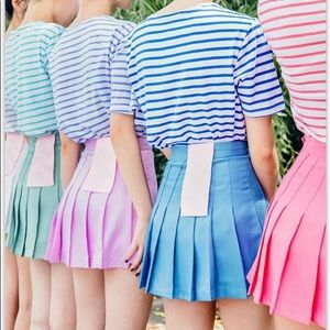 Chuu -5 Youth Pleated Mini Skirt/ Skort